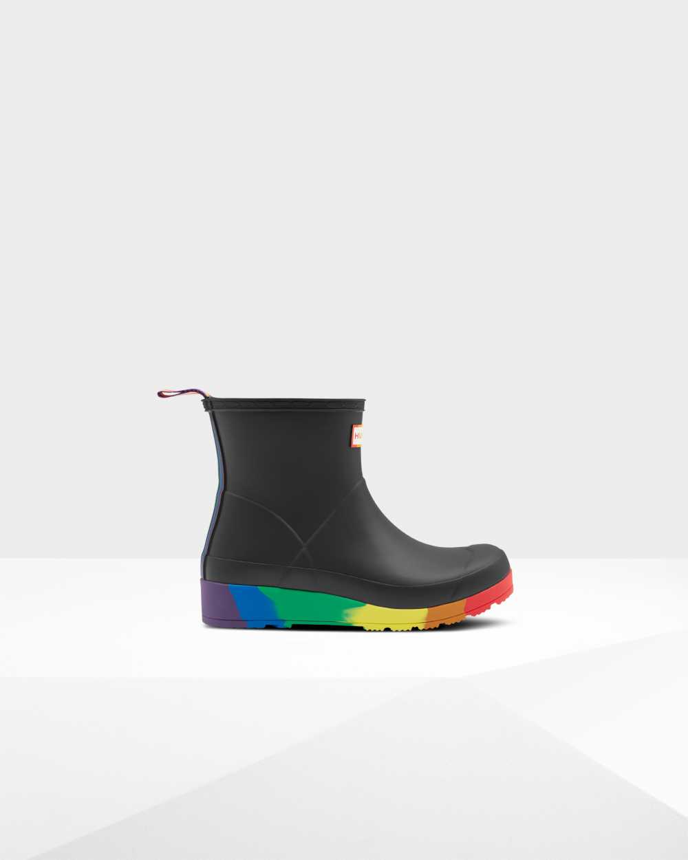 Hunter Original Pride Play Flatform Mid-Calf Women's Rain Boots NZ-14902Y Black